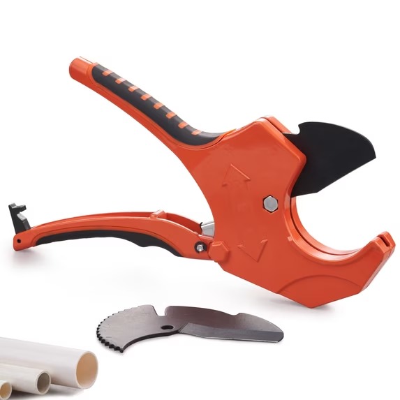 Ratcheting PVC Pipe Cutter